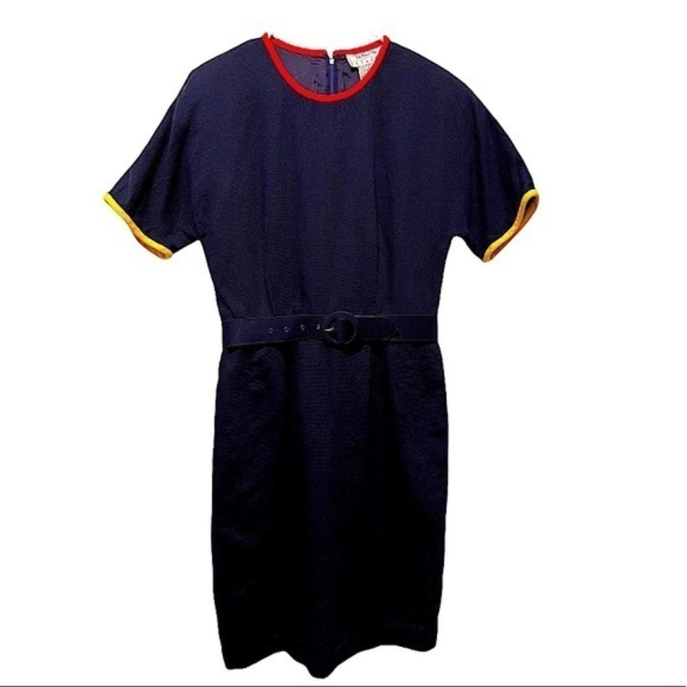 Talbots Navy Blue Dress